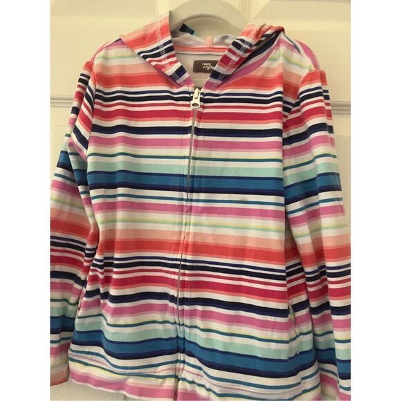 rumi+ryder By Stitch Fix girls Jacket w/stripes 6/7 - Picture 3 of 5